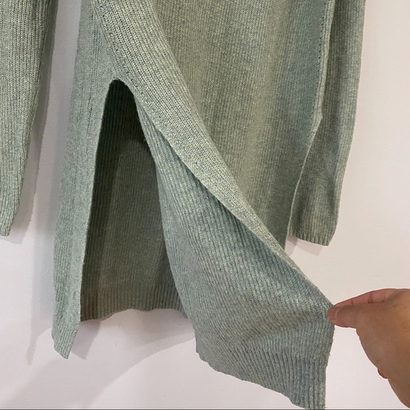 Moth by Anthropologie Lightweight Crewneck Tunic Sage Green Sz Medium - Picture 5 of 11